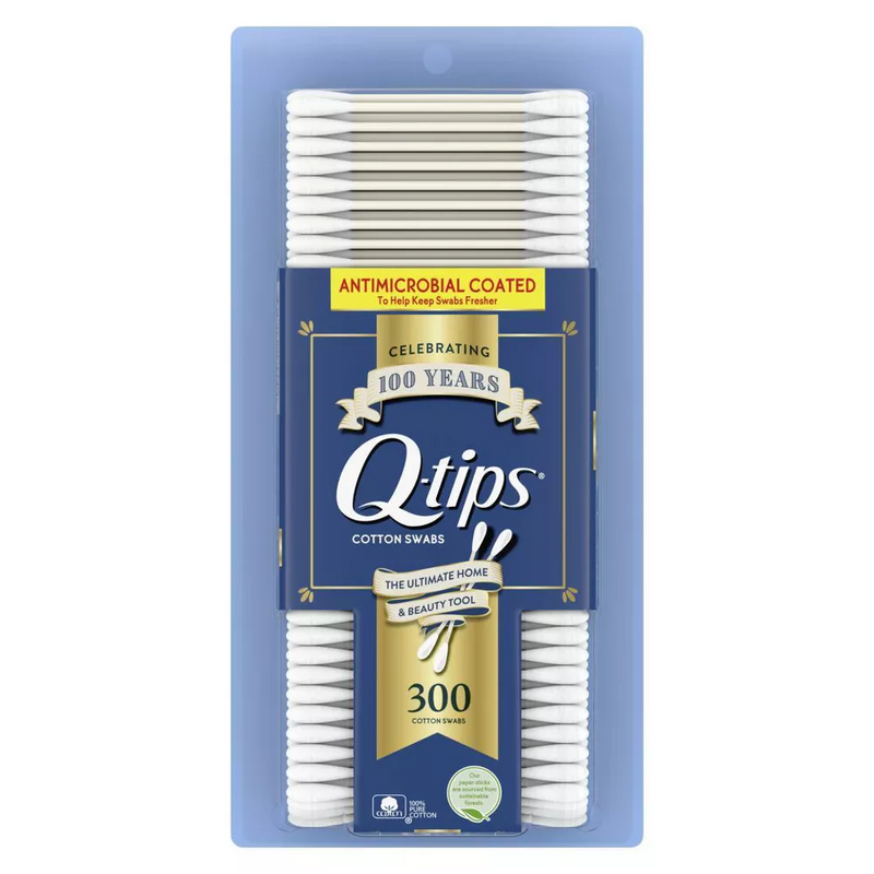 Q-tips Q-tips Cotton Swabs 375Ea Blister Pack Cotton Swabs Medium Purple