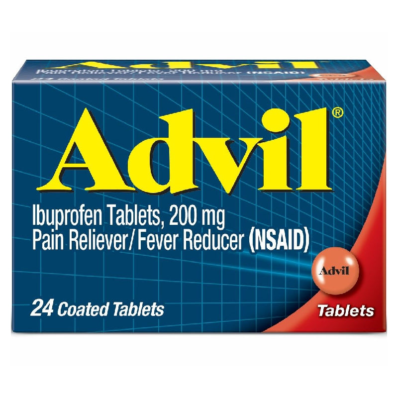 Advil Advil Ibuprofen Pain Reliever/Fever Reducer, 200 Mg Coated Tablets Health & Beauty Dark Slate Gray