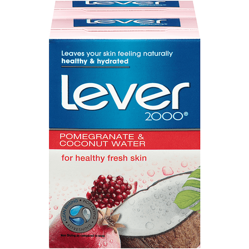 Lever 2000 Lever 2000 Pomegranate & Coconut Water Bar Soap 8 Oz. Wrapper Bar Soap Midnight Blue