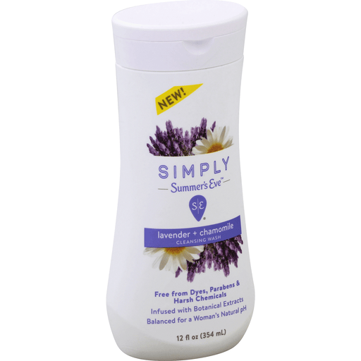 Summer's Eve Summer's Eve Simply Lavender Chamomile Wash - 12oz Health & Beauty Light Gray