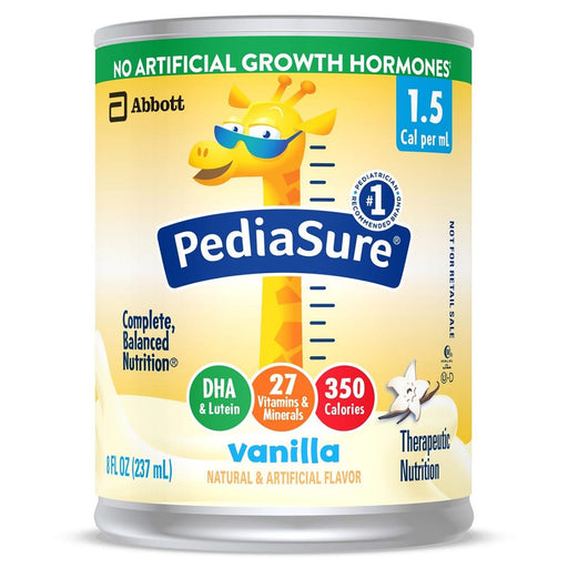 PediaSure PediaSure® 1.5 Cal Vanilla – 8 Fl oz  Cans (Case of 24) Nursing & Feeding White Smoke