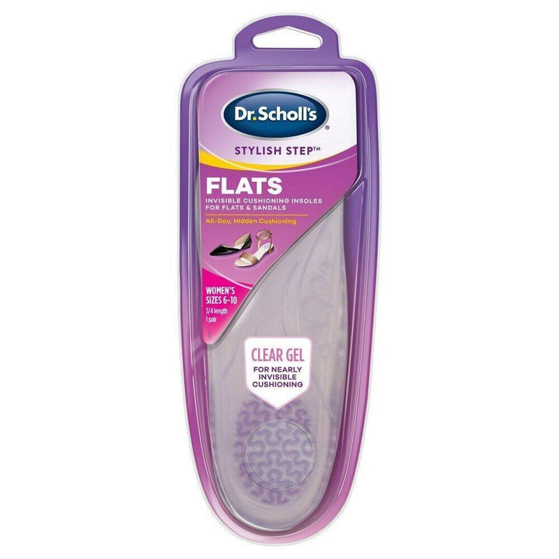 Dr. Scholl's Dr. Scholl's Cushioning Insoles For Flats And Sandals Insoles & Inserts White Smoke