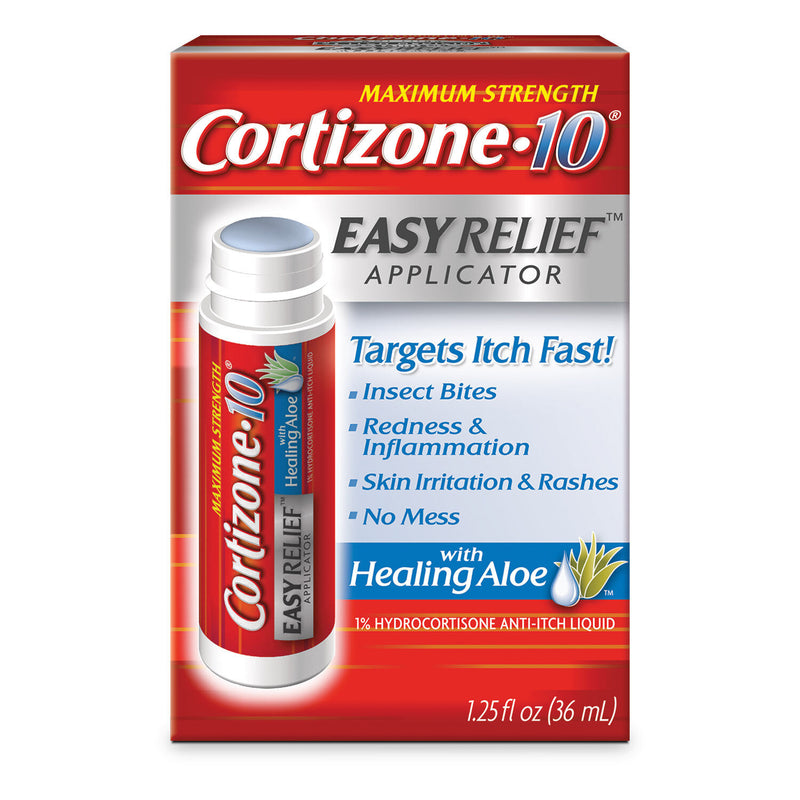 Cortizone-10 Cortizone-10 Maximun Strength Easy Relief Anti-Itch Liquid Applicator, 1.25 Fl Oz Medicine & Drugs Lavender