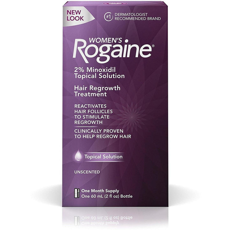 Rogaine Women's Rogaine 2% Minoxidil Topical Solution – Hair Regrowth Treatment, 1 Month Supply Hair Care White Smoke