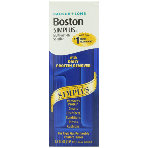 Bausch & Lomb Bausch & Lomb Boston Simplus® Multi-Action Solution – 3.5 Fl Oz Personal Care Antique White