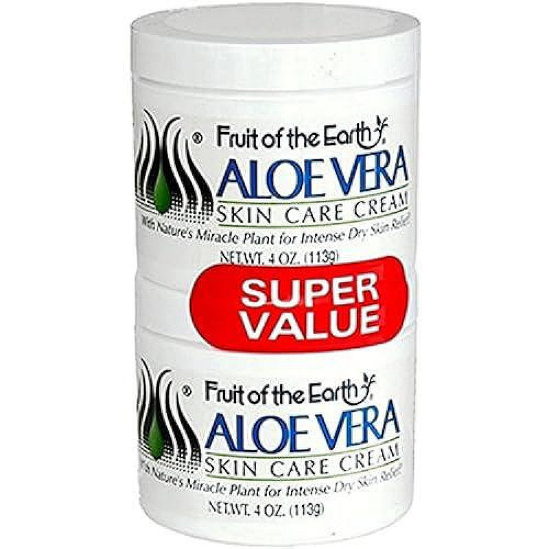 Fruit of the Earth Fruit of the Earth Aloe Vera Cream 8 Oz Skin Care White Smoke
