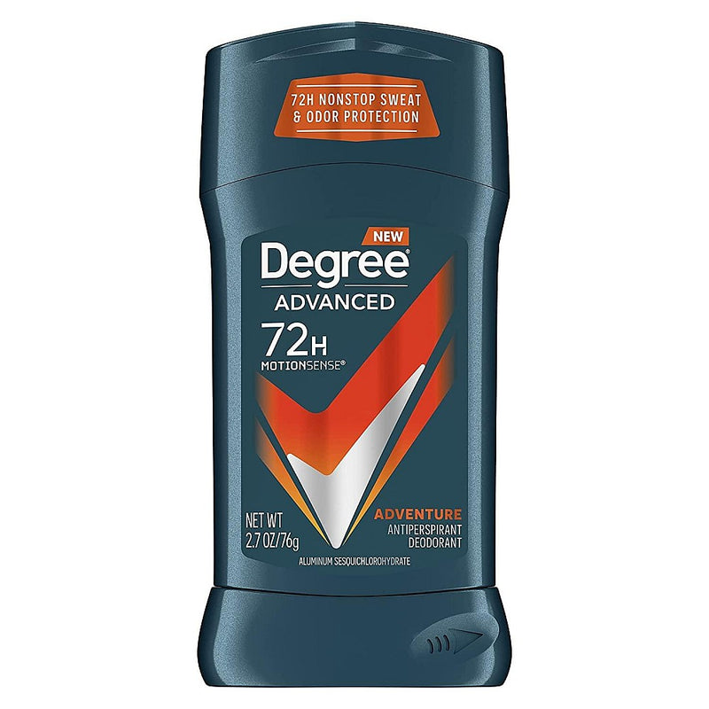 Degree Degree Men Advanced Antiperspirant Deodorant Stick, Adventure, 72-Hour Protection, 2.7 oz Deodorant & Anti-Perspirant Dark Slate Gray