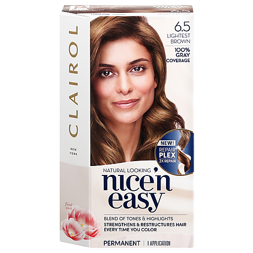Clairol Clairol Nice’n Easy Hair Color, Permanent, Lightest Brown 6.5 Hair Color Lavender Default Title