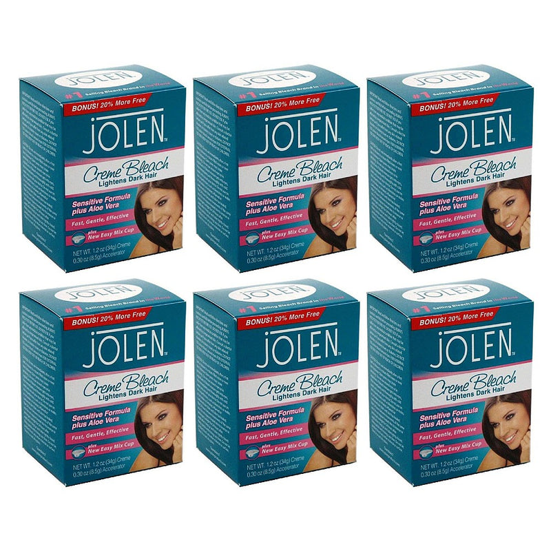 Jolen Jolen Creme Bleach, Mild Formula Plus Aloe Vera, 1 Oz Bleach White Smoke