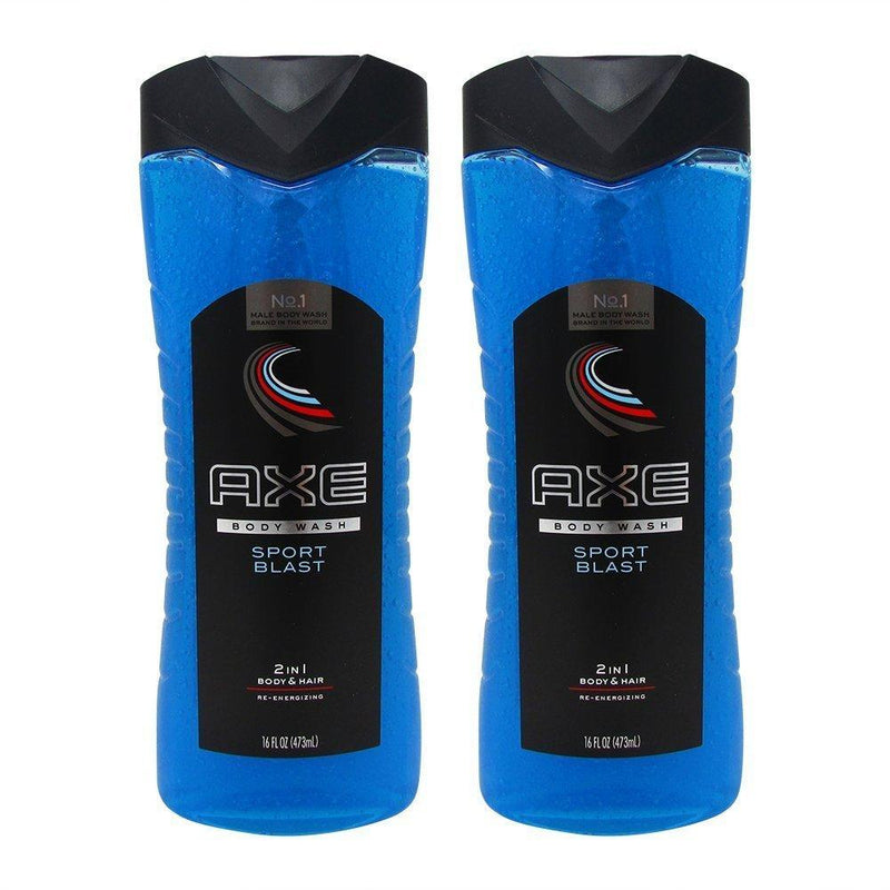 AXE AXE Sport Blast Clean + Recharged 2 In 1 Body & Hair Wash 16 Fl. Oz. Bottle Body Wash White Smoke