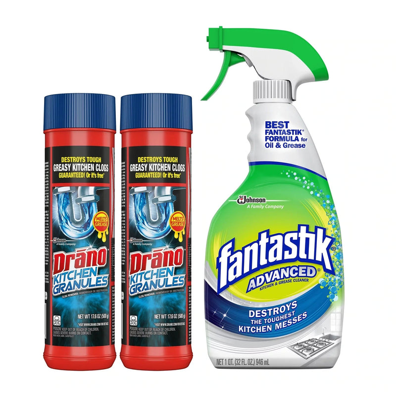 Fantastik Fantastik SC Johnson Advanced Kitchen Degreaser 71650 32oz Max Grease Cleaner Saxophone Care & Cleaning White Smoke