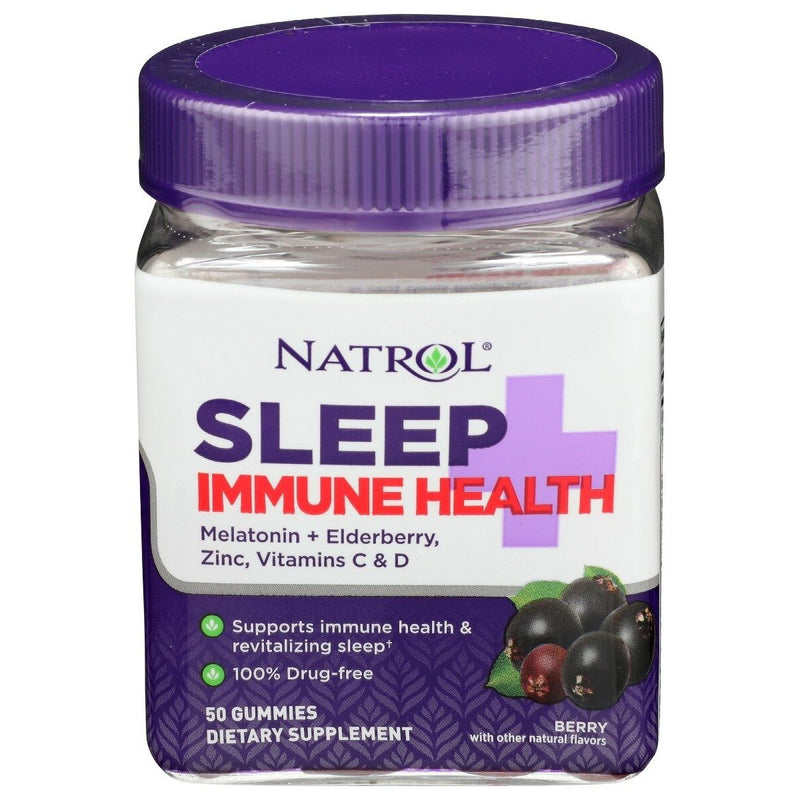 Natrol Natrol Sleep + Immune Health Gummies, Berry Health & Beauty Lavender