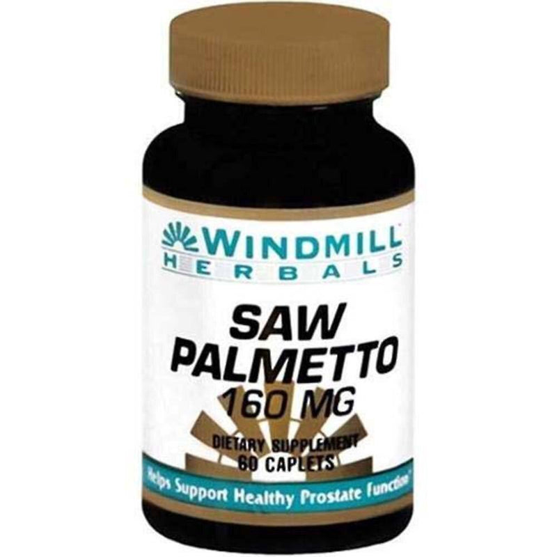 Windmill Windmill Herbals Saw Palmetto 160 Mg Caplets 60ct Vitamins & Supplements White Smoke