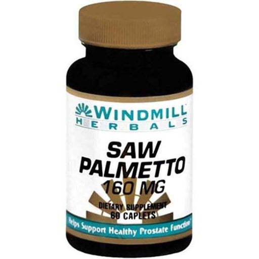 Windmill Windmill Herbals Saw Palmetto 160 Mg Caplets 60ct Vitamins & Supplements White Smoke