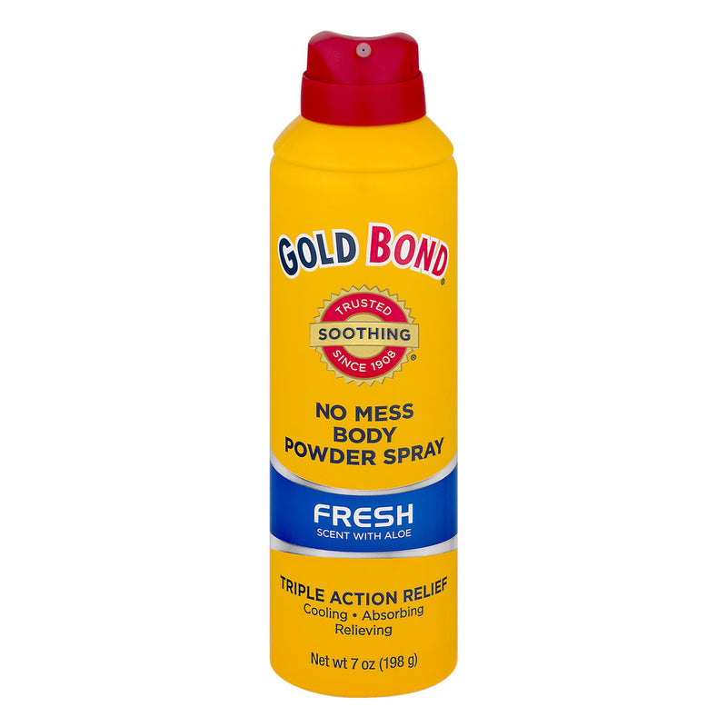 Gold Bond Gold Bond No Mess Fresh Scent With Aloe Body Powder Spray 7 Oz Bath & Body Orange