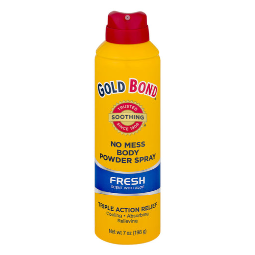 Gold Bond Gold Bond No Mess Fresh Scent With Aloe Body Powder Spray 7 Oz Bath & Body Orange