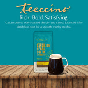 Teeccino Dandelion Mocha Herbal Coffee Herbal Coffee Dark Cyan Trial Size