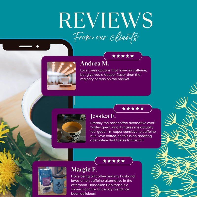 Dandelion Dark Roast Herbal Coffee