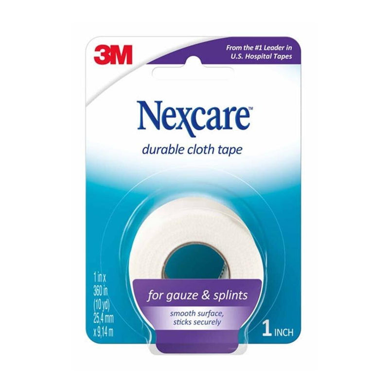 3M 3M Nexcare Durable Cloth Tape 1 Inch First Aid White Smoke