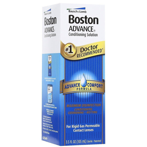 Bausch & Lomb Bausch & Lomb Boston Advance Comfort Formula Conditioning Solution For Contact Lens, 3.5 Oz Vision Care White Smoke