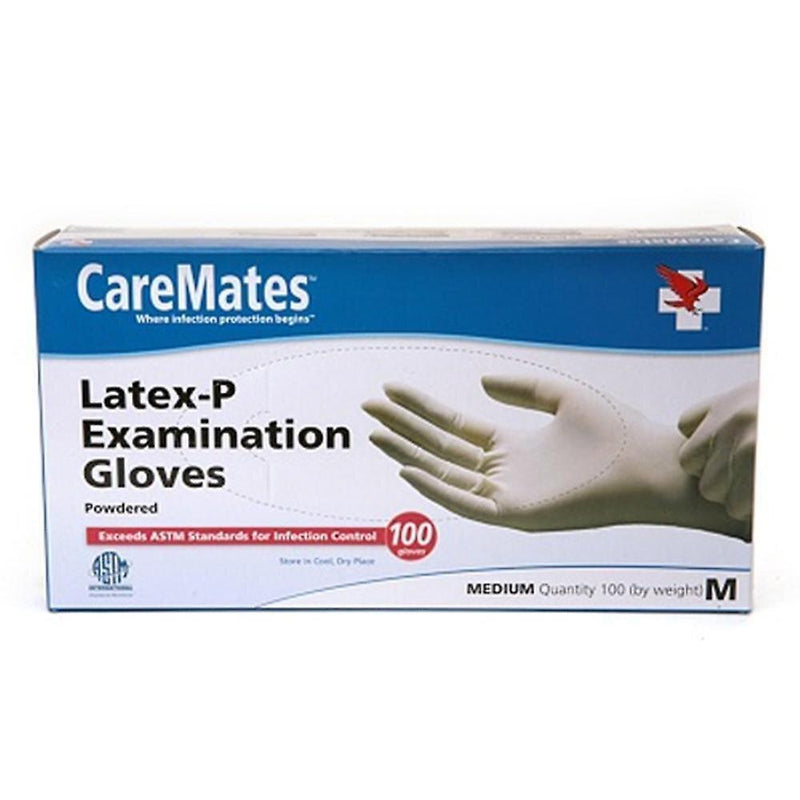 CareMates CareMates Latex Exam Gloves – Powder-Free & Non-Sterile – Medium, 100 ct Disposable Gloves Lavender