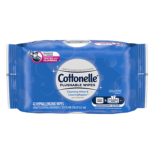 Cottonelle Cottonelle Moist Wipes Refill Baby Wipes Steel Blue