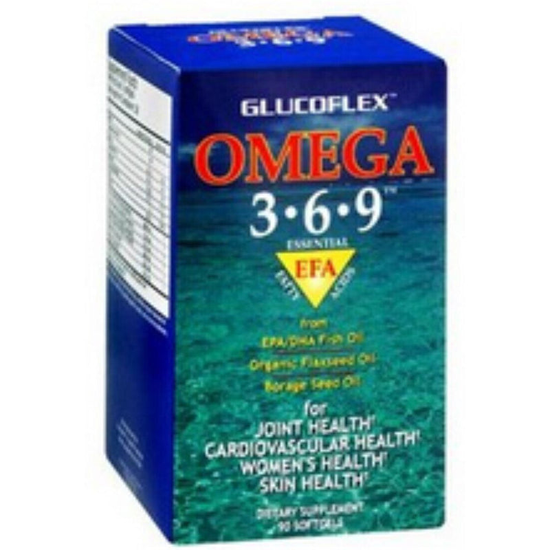 Glucoflex Glucoflex Windmill Omega 3-6-9 Softgels Vitamins & Supplements White Smoke