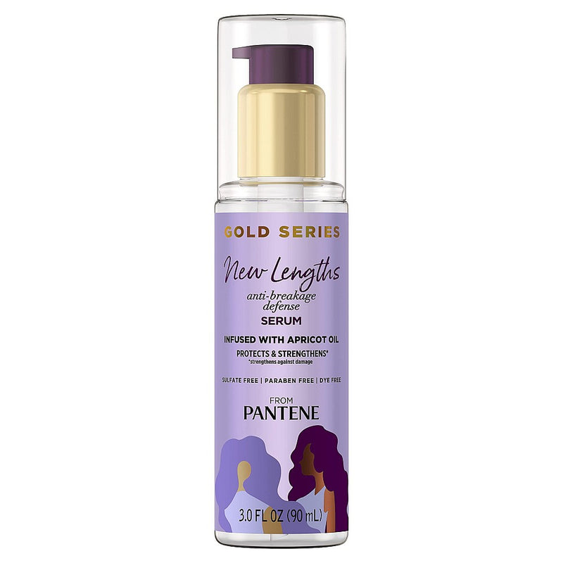 Pantene Pantene Gold Series New Length Anti-Breakage Defense Serum - 3 Fl Oz Hair Care Dark Gray