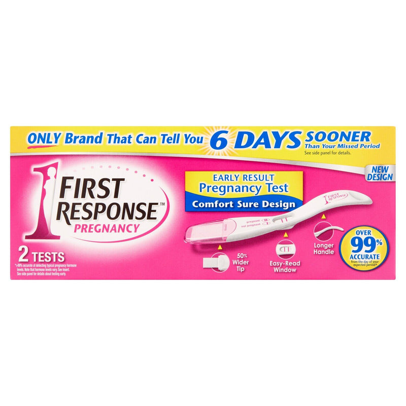 First Response First Response Early Result Pregnancy Test - 2 Tests Pregnancy Tests Hot Pink