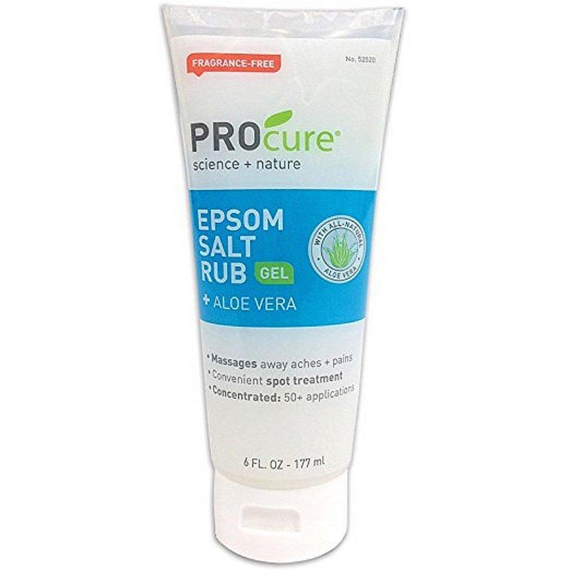 PROcure PROcure Profoot Epsom Salt Rub Gel With Aloe Vera 6.00 Fl Oz Bath & Body White Smoke