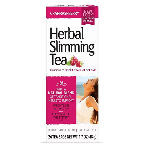 21st Century 21st Century Herbal Slimming Tea, Cranraspberry 24 Bags Tea & Infusions White Smoke