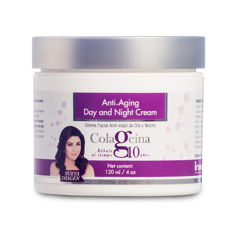 Colageina Colageina Day And Night Cream, Anti Aging 4 Oz Skin Care Lavender
