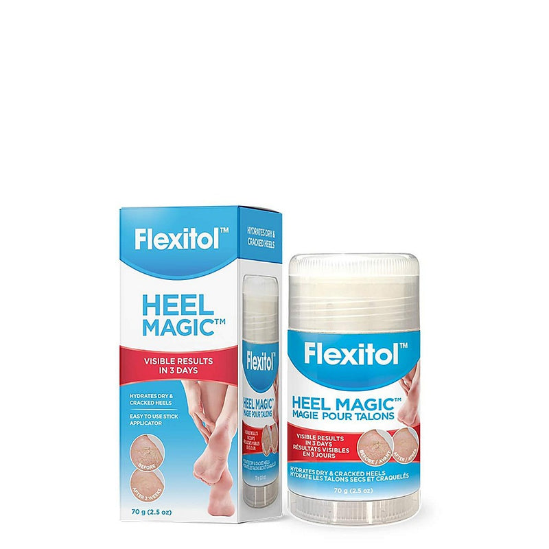 Flexitol Flexitol® Heel Magic – Stick for Dry Skin & Rough Heels (2.5 oz) Foot Care White Smoke