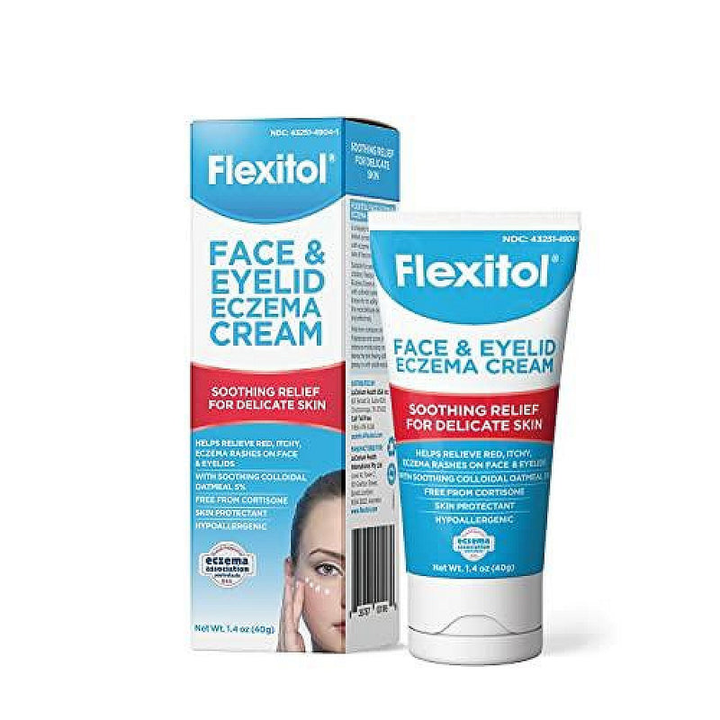 Flexitol Flexitol® Face & Eyelid Eczema Cream (40 g/ 1.4 oz) Face Makeup White Smoke