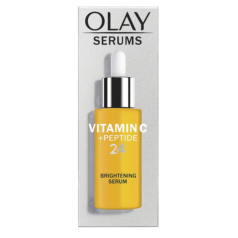 Olay Olay Brightening Serum, Vitamin C + Peptide 24 1.3 Fl Oz Health & Beauty Light Gray