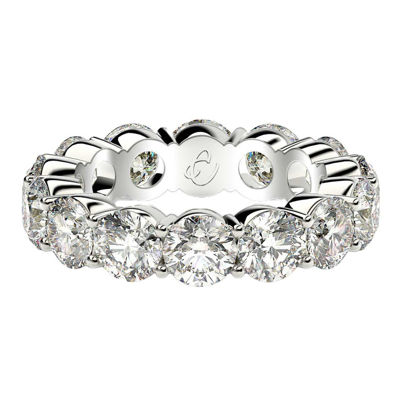 Bids.com Round Cut Lab Grown Diamond Eternity Ring in 14k White Gold (6 cttw FG/VS2) Rings White Smoke 4 / White Gold,4.5 / White Gold,5 / White Gold,5.5 / White Gold,6 / White Gold,6.5 / White Gold,7 / White Gold,7.5 / White Gold,8 / White Gold,8.5 / White Gold,9 / White Gold