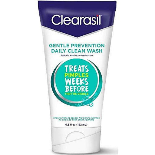 Clearasil Clearasil Gentle Prevention Daily Clean Acne Face Wash 6.5 Oz Skin Care White Smoke