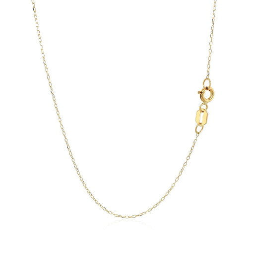 Bids.com 14k Yellow Gold Necklace with Cat Symbol in Mother of Pearl Necklaces White Smoke 16 / Yellow Gold