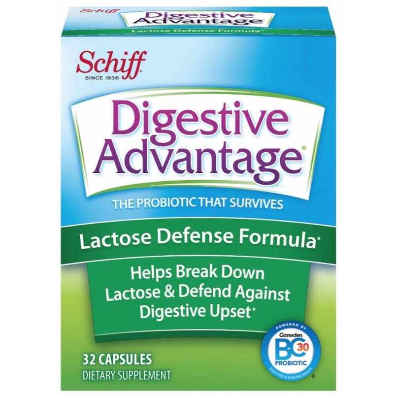 Digestive Advantage Digestive Advantage Lactose Defense Formula Probiotic Capsules, 32ct Vitamins & Supplements White Smoke