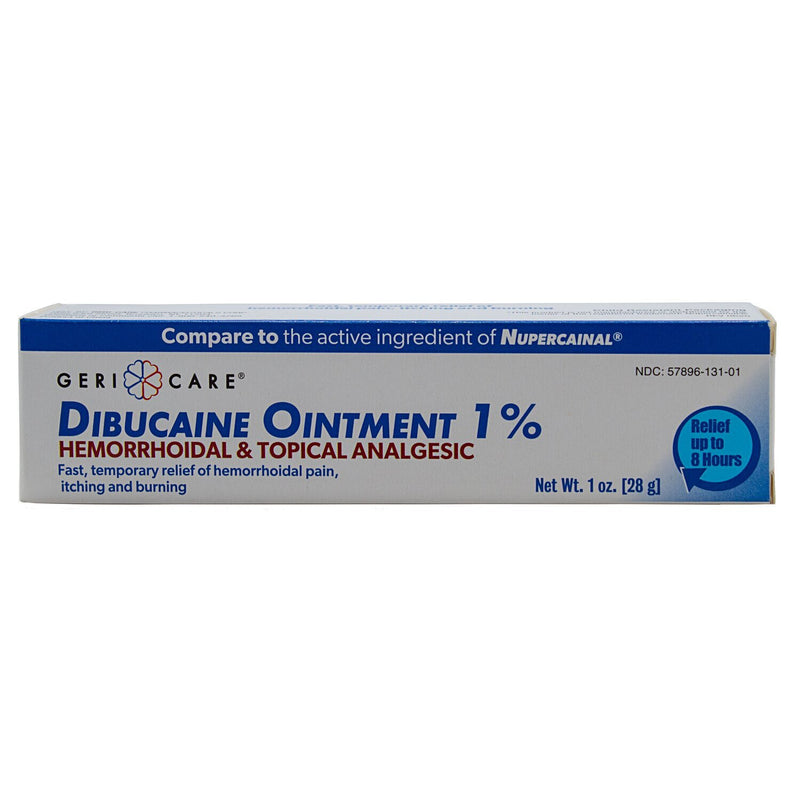 Gericare Gericare Dibucaine Ointment 1% Hemorroidal & Topical Analgesic (1oz) Health & Beauty Dark Gray