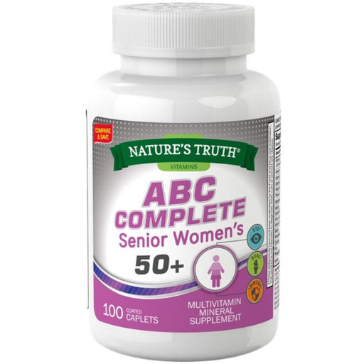 Nature's Truth Nature's Truth ABC Complete Senior Women's Multivitamin Vitamins & Supplements White Smoke