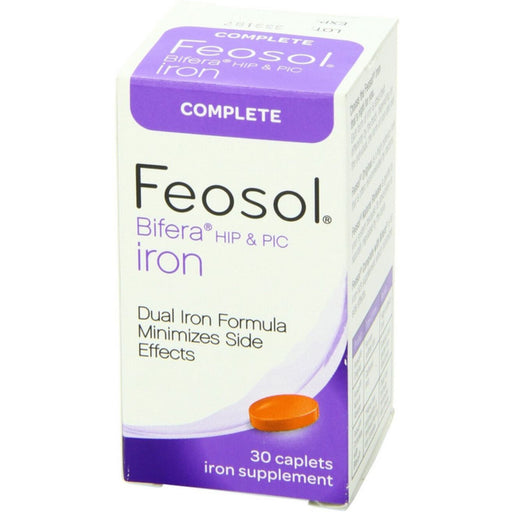Feosol Feosol Complete Iron Supplement Caplets 30ct Vitamins & Supplements Seashell