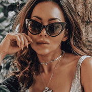zeroUV Celebrity Hot Tip Pointed Cat Eye Sunglasses 8371 Sunglasses Sienna Black,Crazy Tortoise,Red,Dark Tortoise