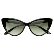 zeroUV Womens Fashion Hot Tip Pointed Vintage Cat Eye Sunglasses 8371 Sunglasses White Smoke Black Gradient,Crazy Tortoise,White Gradient,Yellow Tortoise,Red Tortoise,Red,Creme,Havana,Light Pink,Dark Tortoise,Black Smoke