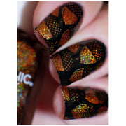 UberChic Beauty I Always Fall For Autumn Stamping Plate Black