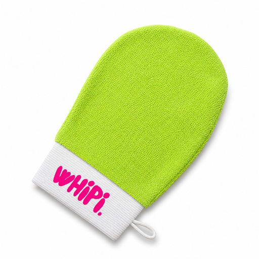Whipi Co Exfoliating Shower Hand Mitt White Smoke
