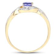 Bids.com 0.75 Carat Genuine Tanzanite .925 Sterling Silver Ring Rings White Smoke size 9.00,size 5.00,size 5.50,size 6.00,size 7.00,size 8.00