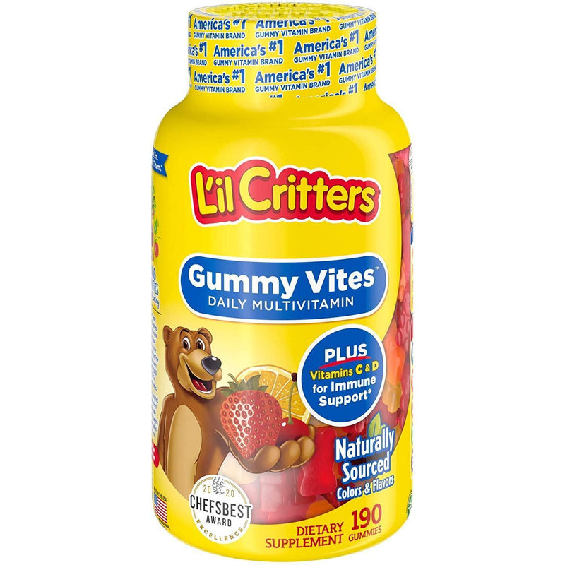 L'il Critters L'il Critters Gummy Vites, Complete Multivitamin, Gummies Vitamins & Supplements White Smoke
