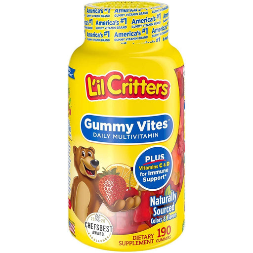 L'il Critters L'il Critters Gummy Vites, Complete Multivitamin, Gummies Vitamins & Supplements White Smoke