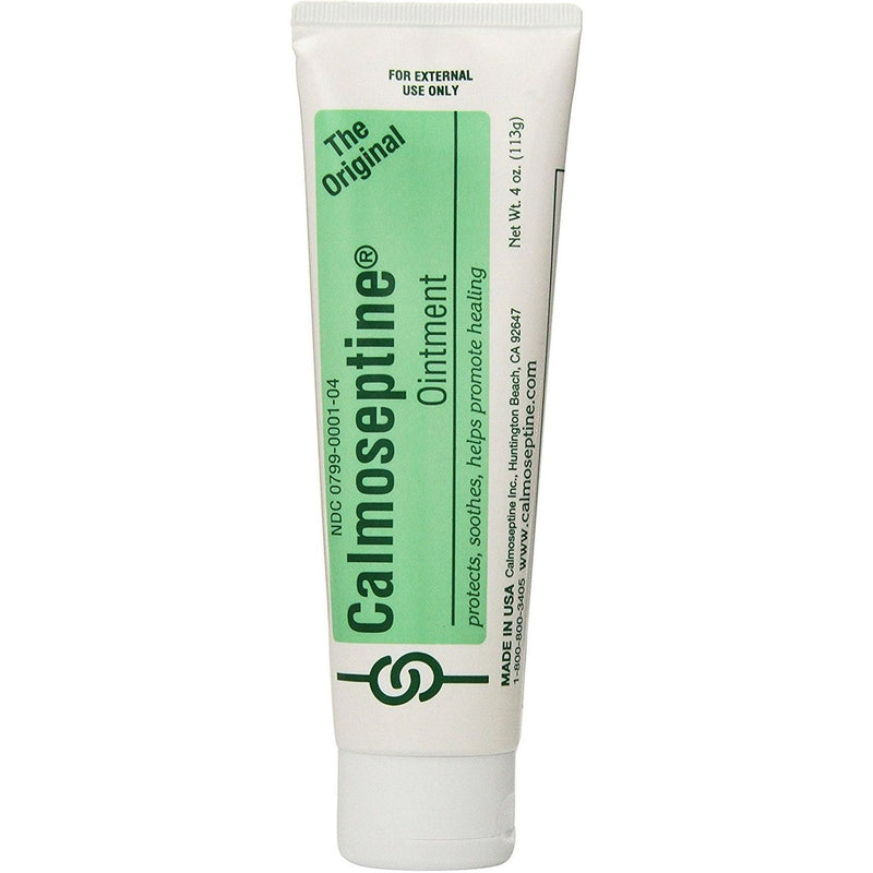 Calmoseptine Calmoseptine Ointment Tube To Heal Skin Irritations, 4 Oz First Aid White Smoke